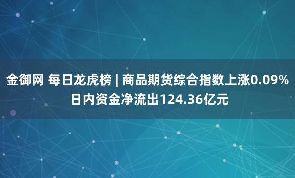 金御网 每日龙虎榜 | 商品期货综合指数上涨0.09% 日内资金净流出124.36亿元