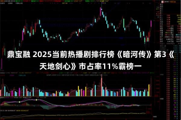鼎宝融 2025当前热播剧排行榜《暗河传》第3《天地剑心》市占率11%霸榜一
